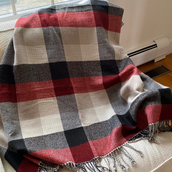 Pottery Barn Accents Pottery Barn Reversible Throw Blanket Poshmark